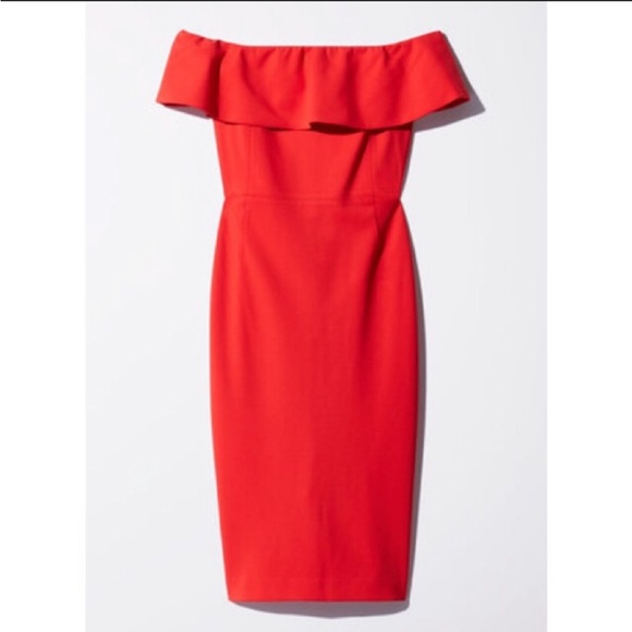 Babaton Ruslan Off Shoulder Midi Dress - Picture 3 of 5